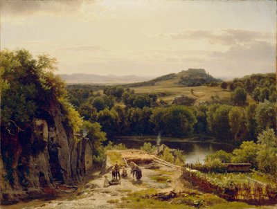 Paesaggio nei Monti Harz, 1854 da Thomas Worthington Whittredge